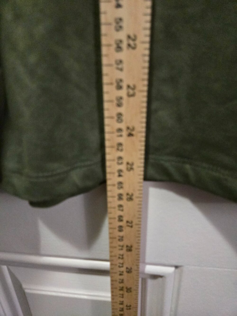 Zenana XL Olive Green Long Sleeve Stretch Tee Soft Basic Layering Top - Picture 5 of 6